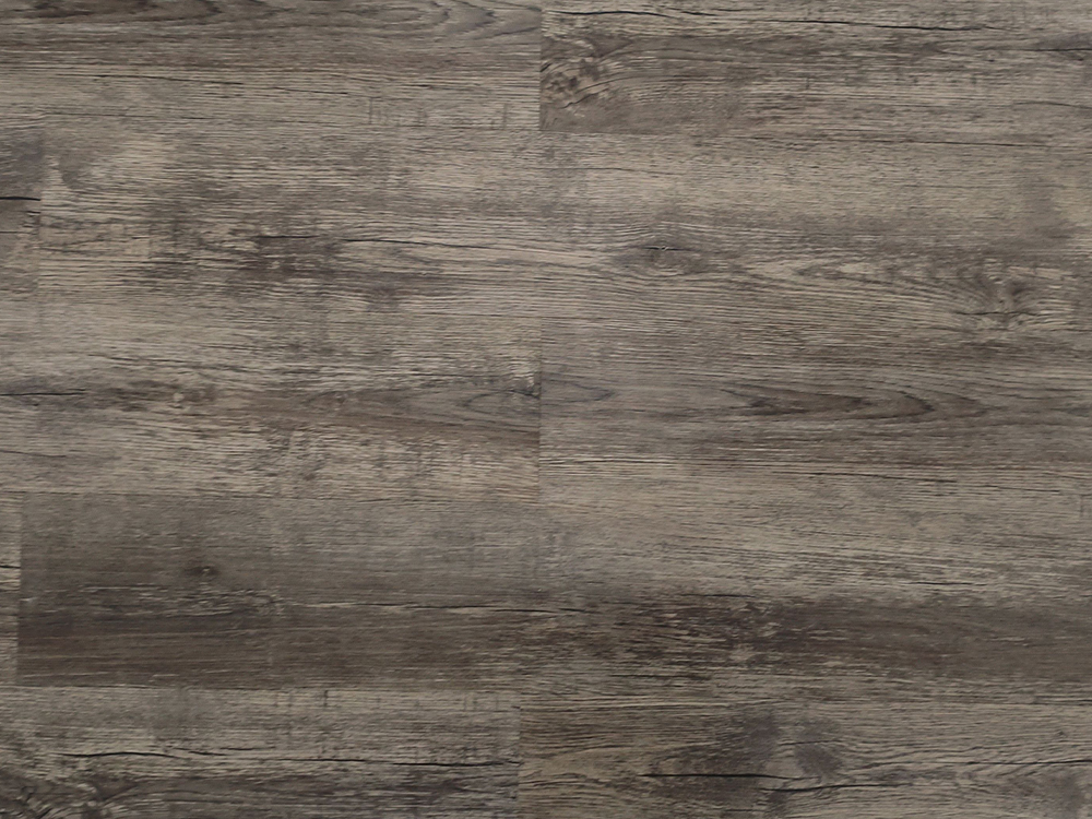 نصب چسب پشت خشک 2 میلی متری چوب خاکستری LVT 7.25×48 اینچ