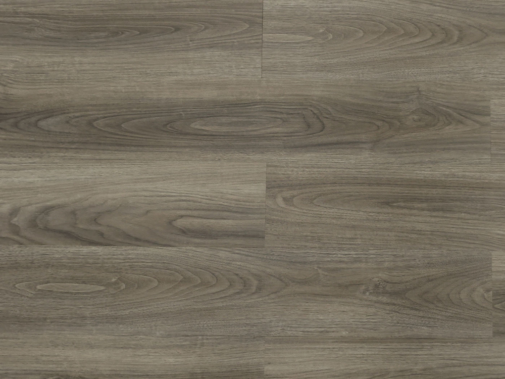 کفپوش LVT چوب خاکستری متوسط ​​6×36 اینچ چسب خشک 3 میلی متری نصب ضد آب Eco