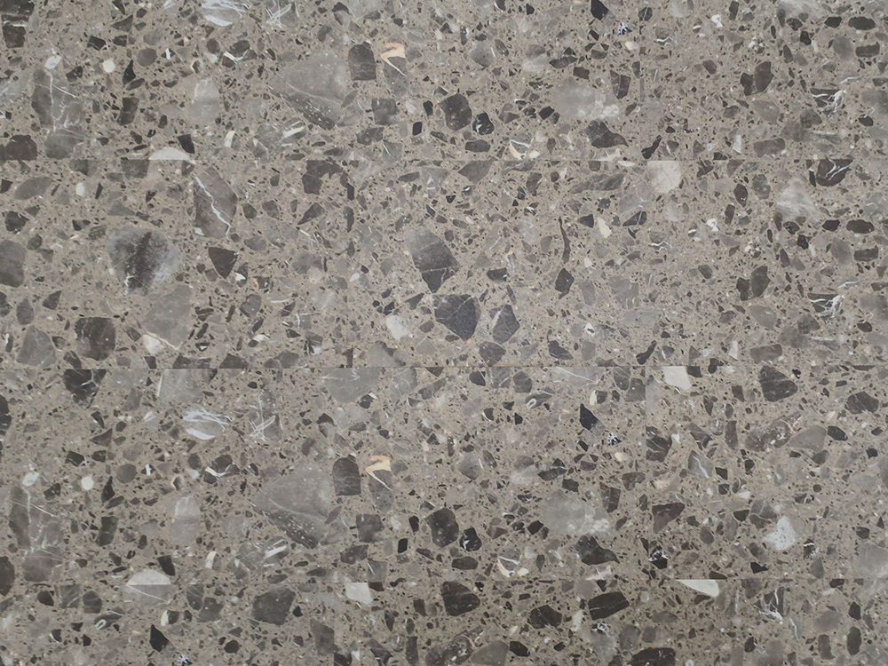 SPC-WG Stone Look Tile Terrazzo Pattern 9×36 اینچ 6.5mm